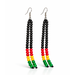 Handmade African Heritage Beaded Earrings