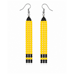 Sunshine Cascade Beaded Earrings